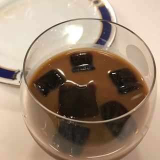 コーヒー氷で作る　アイスコーヒー